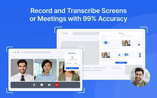 Transkriptor डाउनलोड करें – AI के साथ ऑडियो को टेक्स्ट में बदलें - Screenshot 1
