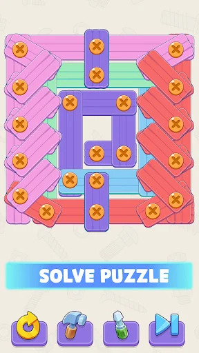 Screw It Out: Wood Puzzle डाउनलोड करें – मजेदार पहेलियाँ खेलें - Screenshot 10