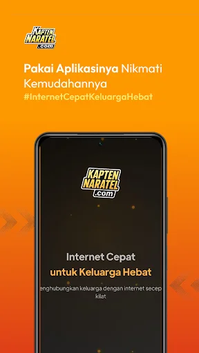 Kapten Naratel डाउनलोड करें – इंटरनेट बिल और वाईफाई चेक करें - Screenshot 1