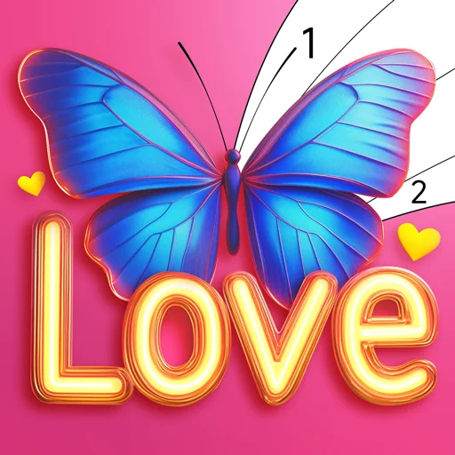Love Color – Paint By Number डाउनलोड करें | रिलैक्सिंग कलरिंग गेम