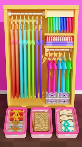 Fill Closet: Organizing Games डाउनलोड करें – ASMR पहेली गेम - Screenshot 5