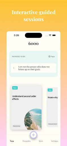 6000 thoughts ऐप डाउनलोड करें – मानसिक स्वास्थ्य और AI जर्नल - Screenshot 7