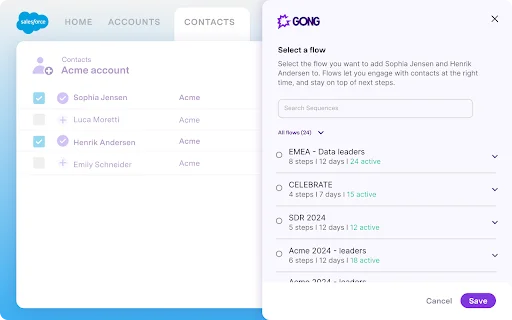 Gong Anywhere डाउनलोड करें – सेल्स उत्पादकता और CRM इंटीग्रेशन - Screenshot 5