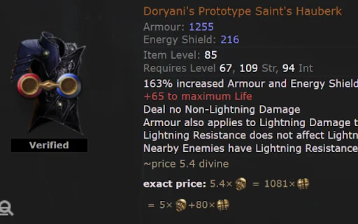 Better PathOfExile Trading डाउनलोड करें – PoE ट्रेड टूल - Screenshot 4