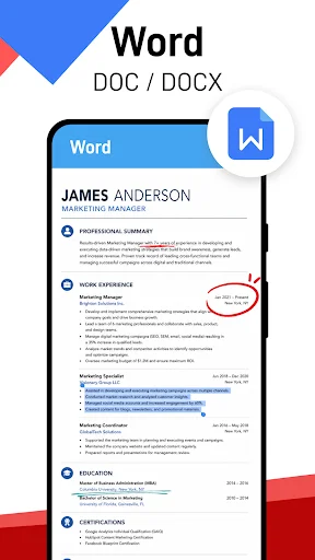 Document Reader – PDF Editor डाउनलोड करें – बेहतरीन डॉक्यूमेंट रीडर - Screenshot 3