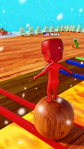 Snow Race 3D डाउनलोड करें – मजेदार स्नोबॉल रेसिंग गेम का आनंद लें - Screenshot 17