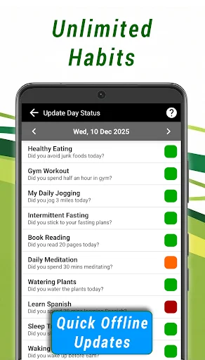 Habit Tracker Unlimited डाउनलोड करें – अपनी आदतें ट्रैक करें - Screenshot 2