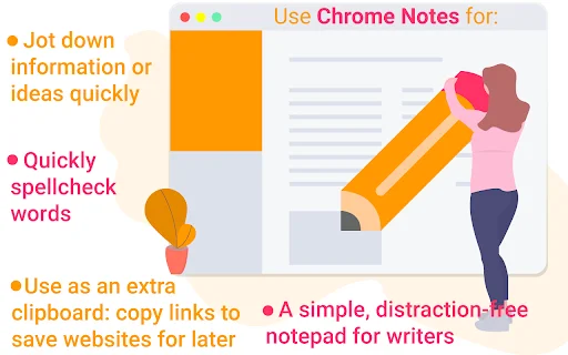 Chrome Notes डाउनलोड करें – ब्राउज़र के लिए सबसे सरल नोटपैड - Screenshot 4