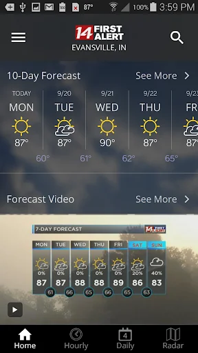 14FirstAlert Weather TriState डाउनलोड करें – सटीक मौसम अपडेट - Screenshot 5