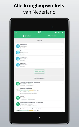 Kringloop App डाउनलोड करें – नीदरलैंड और बेल्जियम के थ्रिफ्ट स्टोर खोजें - Screenshot 6