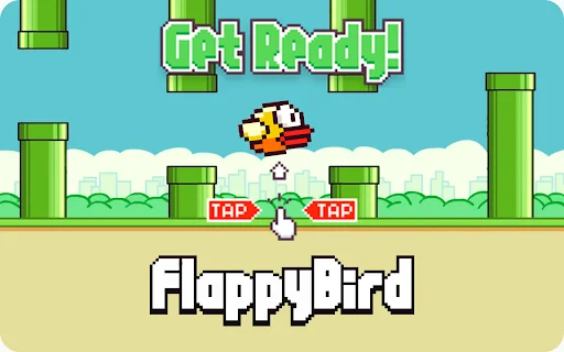 Flappy Bird Offline डाउनलोड करें – Chrome के लिए क्लासिक गेम - Screenshot 1
