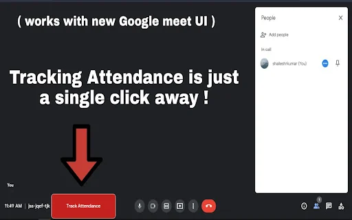 Meet Attendance Tracker डाउनलोड करें – Google Meet उपस्थिति ट्रैकर - Screenshot 1