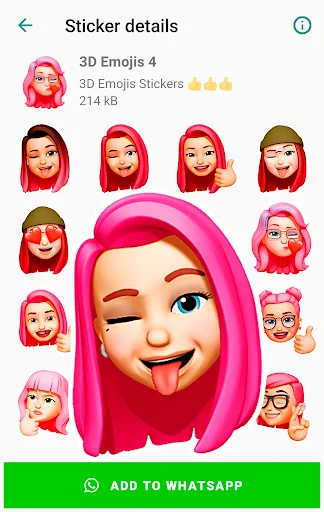 Funny Emojis Stickers डाउनलोड करें – WhatsApp के लिए बेहतरीन स्टिकर्स - Screenshot 3