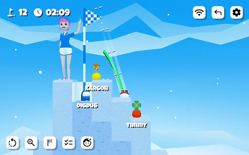 Boxel Golf डाउनलोड करें – रोमांचक मल्टीप्लेयर गोल्फ और लेवल बिल्डर - Screenshot 2