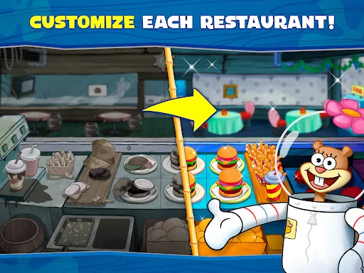 SpongeBob: Krusty Cook-Off डाउनलोड करें – बेस्ट कुकिंग गेम - Screenshot 13