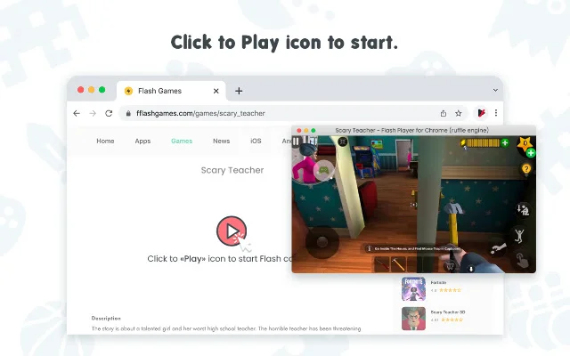 Chrome के लिए Flash Player डाउनलोड करें – वेब गेम खेलें - Screenshot 3
