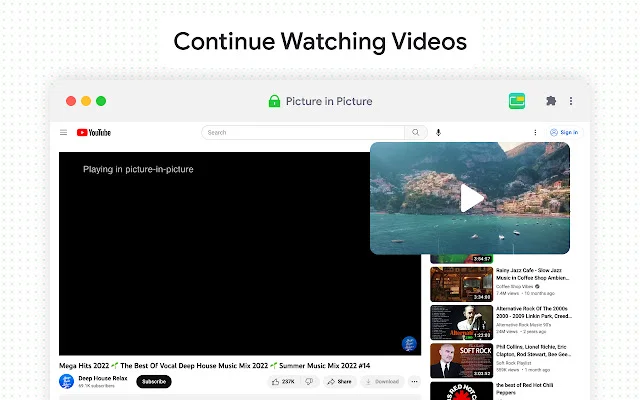 Picture in Picture – Floating Player डाउनलोड करें – मल्टीटास्किंग के लिए सर्वश्रेष्ठ - Screenshot 1
