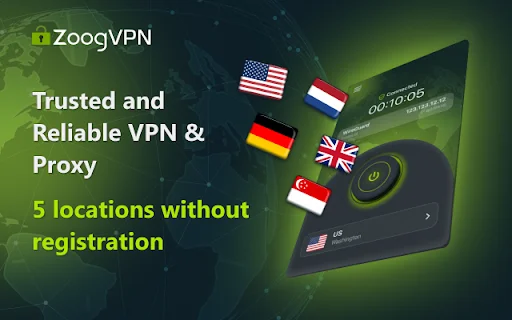 ZoogVPN Chrome के लिए डाउनलोड करें – सुरक्षित और तेज़ VPN - Screenshot 2