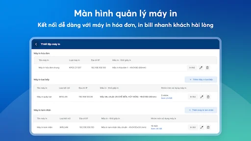 KiotViet Máy POS डाउनलोड करें – रेस्टोरेंट के लिए बेस्ट सेल्स मैनेजर - Screenshot 10