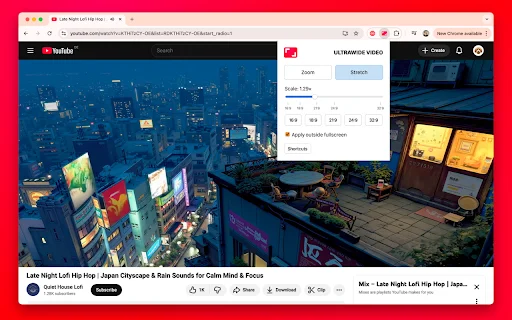 UltraWide Video डाउनलोड करें – Ultrawide मॉनिटर के लिए बेस्ट ज़ूम एक्सटेंशन - Screenshot 2