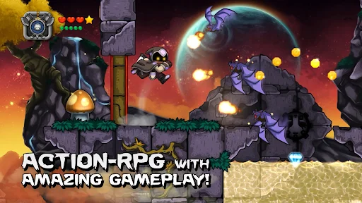 Magic Rampage डाउनलोड करें – एक्शन से भरपूर RPG प्लेटफ़ॉर्मर गेम - Screenshot 3
