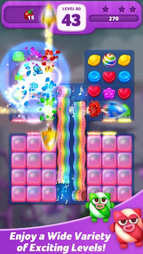 Lollipop: Sweet Taste Match 3 डाउनलोड करें – बेहतरीन पहेली गेम - Screenshot 22