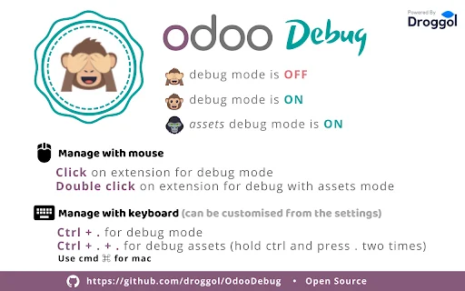 Odoo Debug डाउनलोड करें – Odoo डेवलपर्स के लिए सबसे तेज़ टूल - Screenshot 1