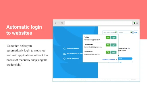 Securden पासवर्ड मैनेजर डाउनलोड करें – सुरक्षित टीम पासवर्ड प्रबंधन - Screenshot 2