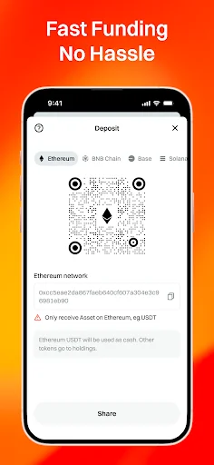 UXUY Wallet डाउनलोड करें – गैसलेस ऑन-चेन क्रिप्टो वॉलेट - Screenshot 6
