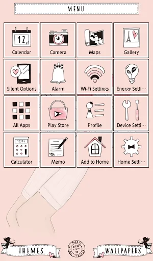 Pink Roller-skates Theme डाउनलोड करें – स्टाइलिश और क्यूट लुक - Screenshot 2