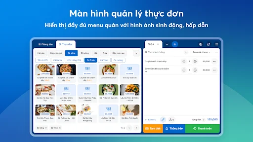 KiotViet Máy POS डाउनलोड करें – रेस्टोरेंट के लिए बेस्ट सेल्स मैनेजर - Screenshot 7