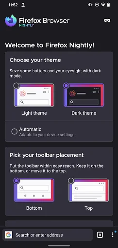 Firefox Nightly for Developers डाउनलोड करें – नवीनतम ब्राउज़र सुविधाएँ - Screenshot 4
