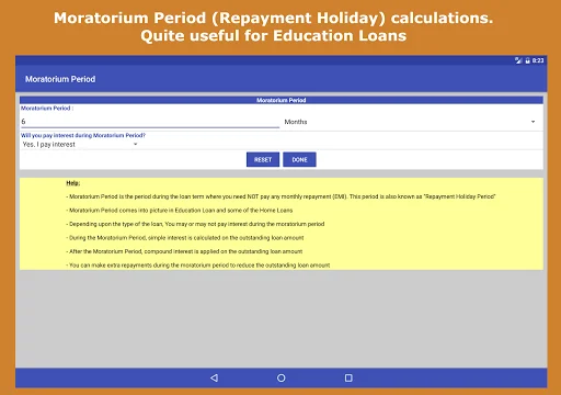 Financial Calculator India Pro डाउनलोड करें – भारतीय वित्तीय गणनाएँ - Screenshot 21