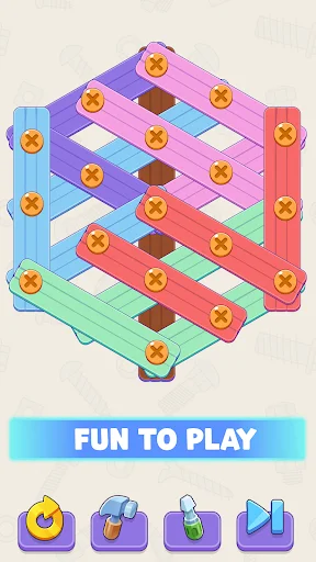 Screw It Out: Wood Puzzle डाउनलोड करें – मजेदार पहेलियाँ खेलें - Screenshot 2