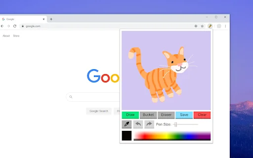 TinySketch डाउनलोड करें – Chrome के लिए बेहतरीन ड्राइंग टूल - Screenshot 1