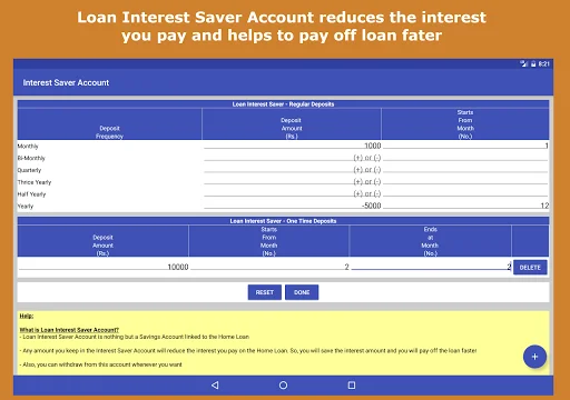 Financial Calculator India Pro डाउनलोड करें – भारतीय वित्तीय गणनाएँ - Screenshot 20