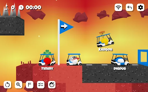 Boxel Golf डाउनलोड करें – रोमांचक मल्टीप्लेयर गोल्फ और लेवल बिल्डर - Screenshot 5