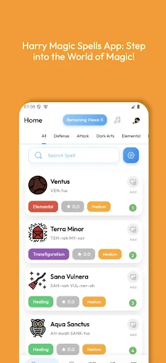 Harry Magic Spells App डाउनलोड करें – जादुई मंत्रों का आनंद लें - Screenshot 1