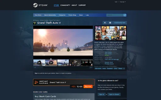 Instant Gaming एक्सटेंशन डाउनलोड करें – सस्ते गेम्स पाएं - Screenshot 2