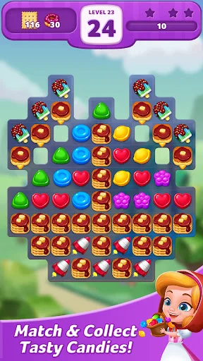 Lollipop: Sweet Taste Match 3 डाउनलोड करें – बेहतरीन पहेली गेम - Screenshot 12