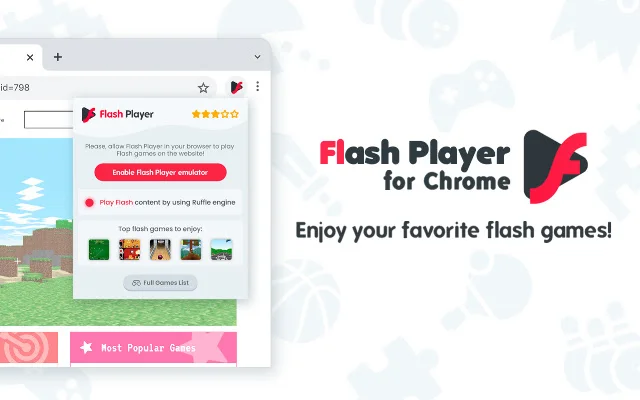Chrome के लिए Flash Player डाउनलोड करें – वेब गेम खेलें - Screenshot 1