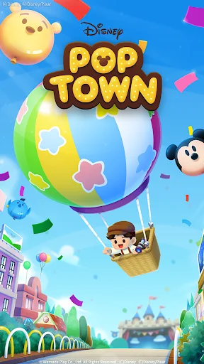 Disney Pop Town डाउनलोड करें – जादुई मैच 3 पहेली गेम का आनंद लें - Screenshot 1
