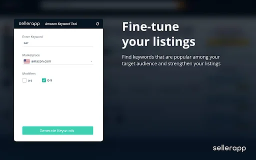Amazon Keyword Tool by SellerApp – मुफ्त में पाएं कीवर्ड्स - Screenshot 4