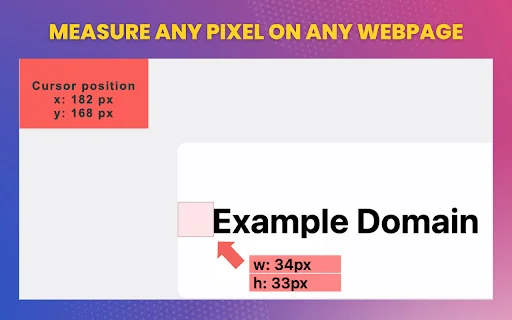 Pixel Measurement डाउनलोड करें – स्क्रीन पिक्सेल मापन टूल - Screenshot 1