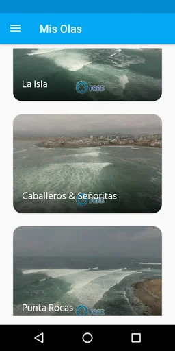 Mis Olas डाउनलोड करें – लाइव सर्फिंग और समुद्री लहरों का पूर्वानुमान - Screenshot 2