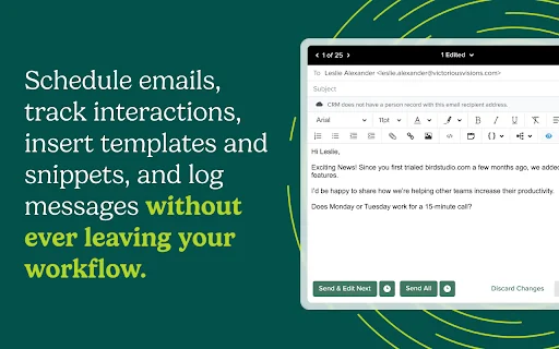 Salesloft Connect डाउनलोड करें – CRM और Gmail के लिए सर्वश्रेष्ठ टूल - Screenshot 2