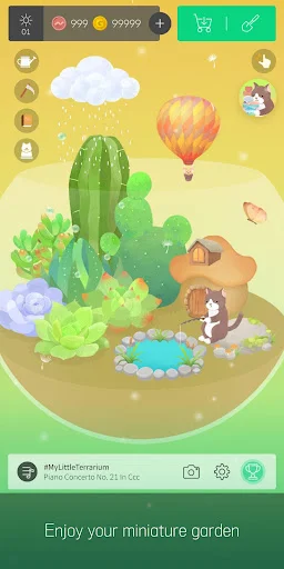 My Little Terrarium डाउनलोड करें – सबसे प्यारा रिलैक्सिंग गेम - Screenshot 1