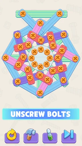 Screw It Out: Wood Puzzle डाउनलोड करें – मजेदार पहेलियाँ खेलें - Screenshot 4