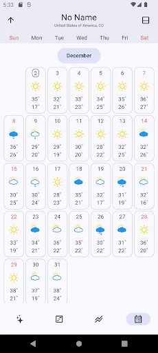 What a Weather डाउनलोड करें – सटीक मौसम पूर्वानुमान और अपडेट - Screenshot 5