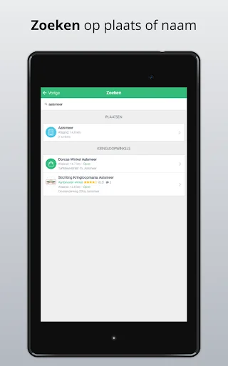 Kringloop App डाउनलोड करें – नीदरलैंड और बेल्जियम के थ्रिफ्ट स्टोर खोजें - Screenshot 9